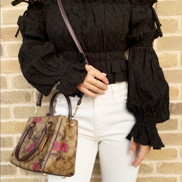 Gaby’sBags💕Coach Mini Carryall Satchel &Crossbody - Picture 5 of 8